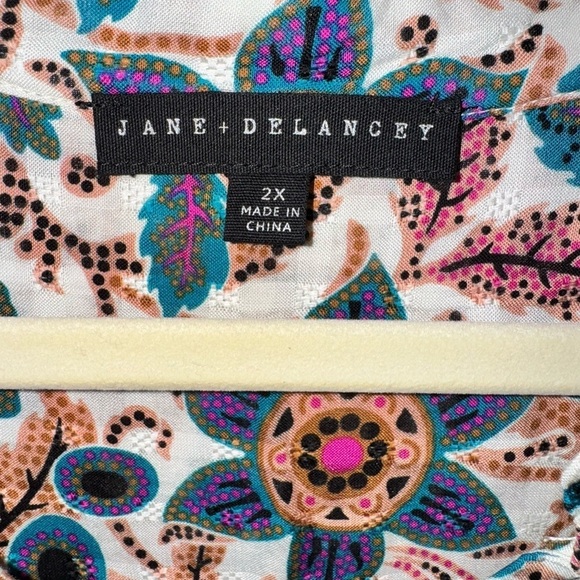 Jane + Delancey Ladies Sleeveless Blouse Size 2X - Picture 2 of 8